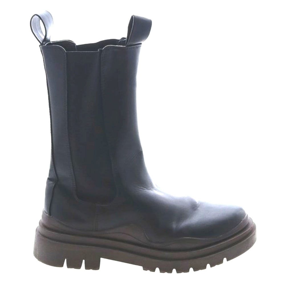 Dolls Kill Public Desire CHERRY BLACK CHUNKY SOLE CHELSEA ANKLE BOOTS 6 - Picture 4 of 16